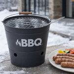 Мангал для барбекю Вудхейвен 40*27 см, темно-серый