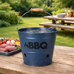 Настольный гриль Grill 26 см синий