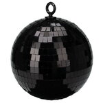 Новогоднее украшение Зеркальный Диско шар Black 15 см