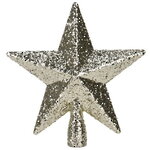Верхушка Звезда Альбертина 19 см серебряная