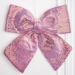 Бант для декора Splendente 36*30 см, розовый