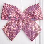 Бант для декора Splendente 40*36 см, розовый