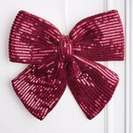 Бант для декора Splendente 25*21 см, красный