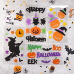 Желейные наклейки на Хэллоуин - Happy Halloween 20*15 см, 4 листа