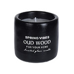 Ароматическая свеча в стакане Relaxation - Удовое Дерево 8 см