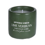 Ароматическая свеча в стакане Relaxation - Лайм и Вербена 8 см