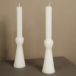 Декоративная свеча Manuel 25 см белая
