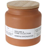 Ароматическая свеча в стакане Shelby: Амбра и Сандаловое дерево 10 см