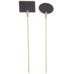 Садовые таблички для маркировки на штекере, с мелками 30*7 см, 24 шт