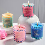 Набор ароматических свечей Strawberry Waffle 5 см, 4 шт