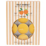 Набор ароматических чайных свечей Rotes - Цитрус 4 см, 12 шт