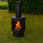 Очаг для костра Камин Блэкмет 112*45 см