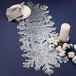 Плейсмат Селин 90*32 см серебряный