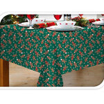 Новогодняя скатерть Пряничные человечки 180*130 см