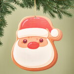 Игрушка для уличной елки Санта Клаус - Пряничные Истории 25 см, дерево