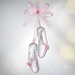 Елочная игрушка Хрустальные Балетки 15 см, подвеска