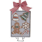 Елочная игрушка Поднос с Печеньем - Аромат Рождества 15 см, подвеска