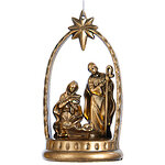 Елочное украшение Рождество Христово - Вифлеемская звезда 11 см, подвеска