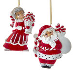Набор елочных игрушек Марта и Санта - Семейство Клаус 9 см, 2 шт, подвеска