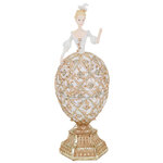 Декоративная шкатулка-яйцо Принцесса Анна из Розенборга 21 см