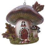 Елочная игрушка Грибной домик Лембурга 8 см, подвеска