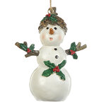 Елочная игрушка Снеговик Ноксвилл - Ледяное царство 9 см, подвеска