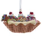 Елочная игрушка Пирожное Tartelette Amandes - Elf Cooks 8 см