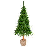 Искусственная елка Эдельвейс 180 см с натуральным стволом, ЛИТАЯ + ПВХ