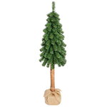 Настольная елка Canadian 65 см с натуральным стволом, ПВХ