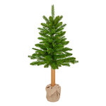 Настольная елка Dakota 85 см с натуральным стволом, ЛИТАЯ + ПВХ