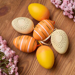 Пасхальные украшения Яйца Monic 6 см, 6 шт, подвеска