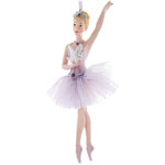 Елочная игрушка Балерина Ноэлль - Лавандовый Вальс 15 см, подвеска