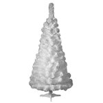Искусственная белая елка София 90 см, ПВХ