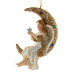 Елочная игрушка Ангел Анабелла - Лунная соната 11 см, подвеска