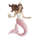 Елочная игрушка Русалка Аделина - Жительница Андаманского моря 16 см, подвеска