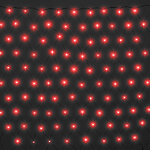Гирлянда Сетка 1.8*2.4 м, 320 красных микроламп, зеленый ПВХ, контроллер