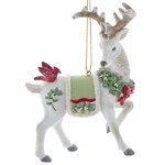 Елочная игрушка Рождественский Олень Альфредо 12 см