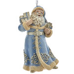 Елочная игрушка Полярный Санта с подарками из Лапландии 11 см