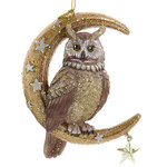 Елочная игрушка Сова Аурелия - Heavenly Triumph 10 см