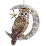 Елочная игрушка Сова Лунария - Heavenly Triumph 10 см