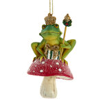Елочная игрушка Лягушка - Царевна Жабель 10 см