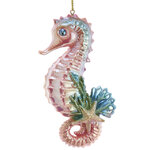 Елочная игрушка Морской Конек - Magic Lagoon 11 см розовая