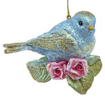 Елочная игрушка Птичка Тэйли - Pastel Rainbow 10 см