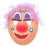 Маска клоуна с волосами