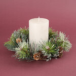 Венок для свечи Сосновый Шарм 18 см