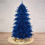 Искусственная елка Барокко 180 см синяя, ПВХ