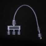 Тройник - разветвитель для гирлянд нить Premium Led на силиконовом проводе без динамики