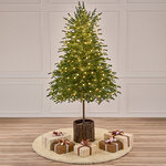 Искусственная елка с лампочками Аркадия 225 см, теплые белые LED лампы, ЛИТАЯ 100%