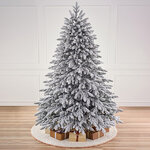 Искусственная елка Романовская заснеженная 240 см, ЛИТАЯ 100%