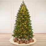 Искусственная елка с лампочками Cамарская 240 см, 670 теплых белых ламп, ЛИТАЯ 100%